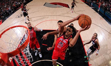 Pelicans moved into West's No. 6 spot after Portland win, control .